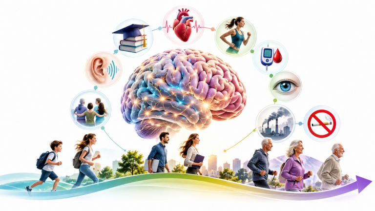 De la evidencia a la práctica: Mapa integral de los 14 factores de The Lancet para la longevidad cerebral